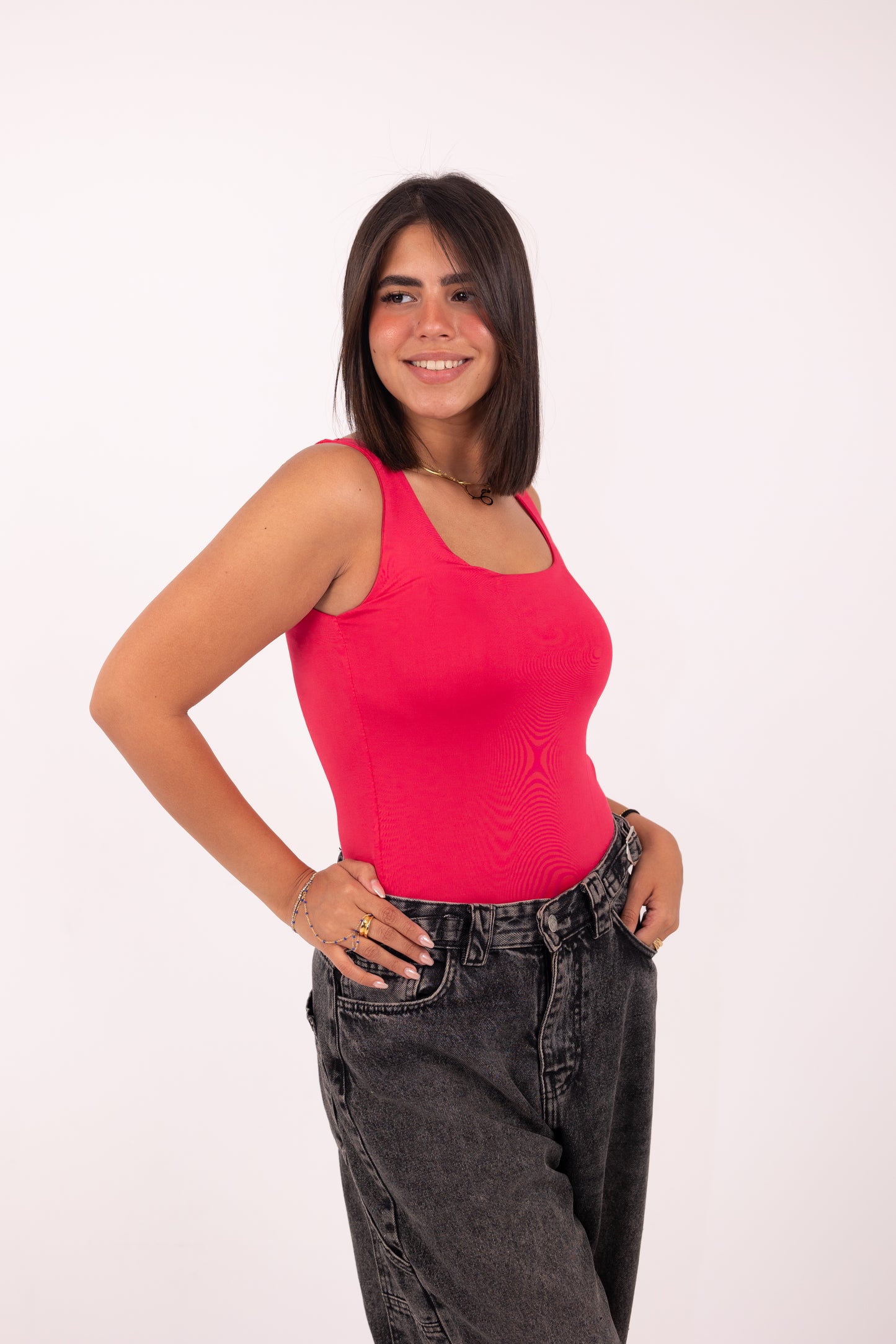 Basic Top-Fuchsia