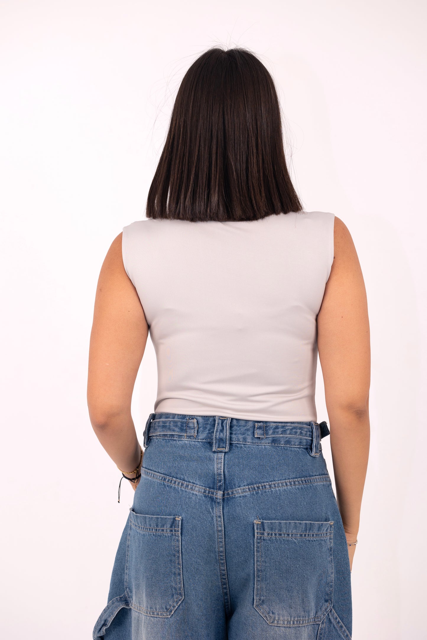 Twist Top-Grey