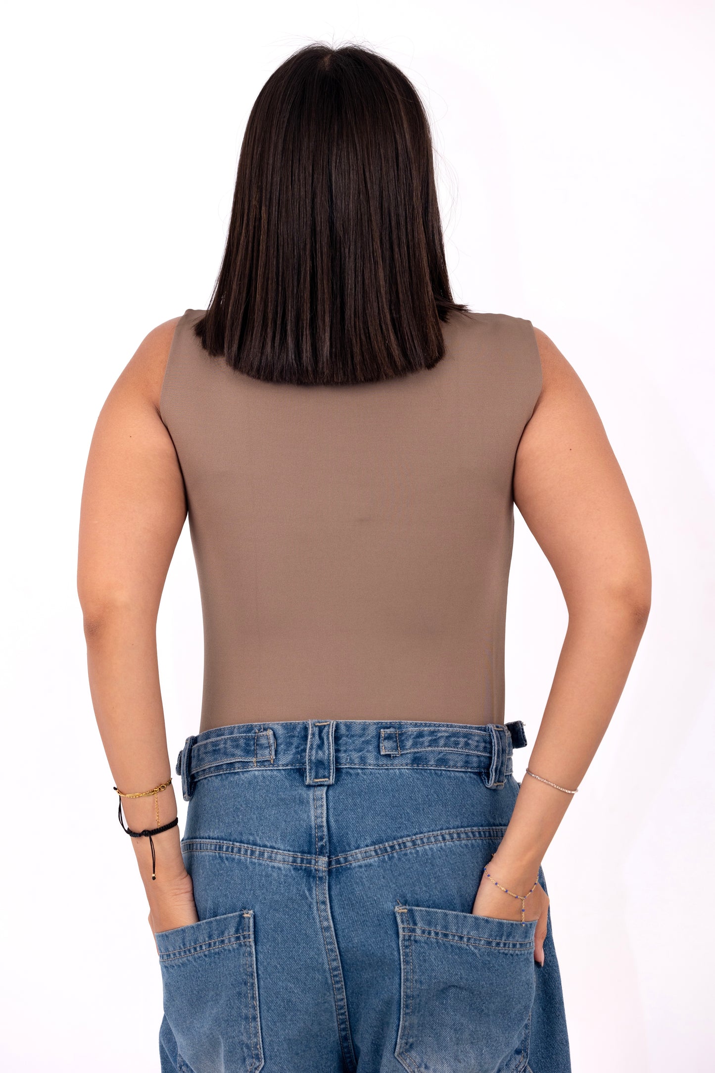 Twist Top-Beige