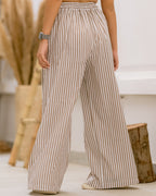 “Striped Wide-Leg Pants
