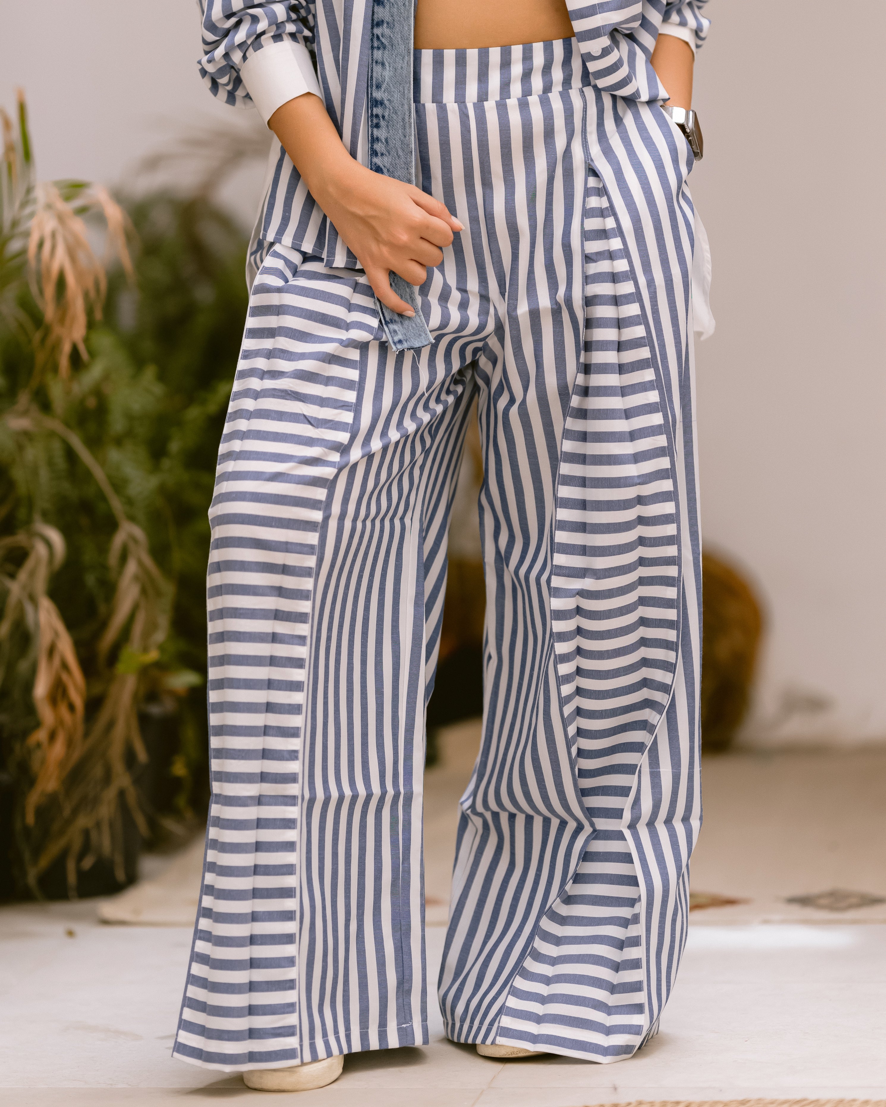 Flowy Striped Pants