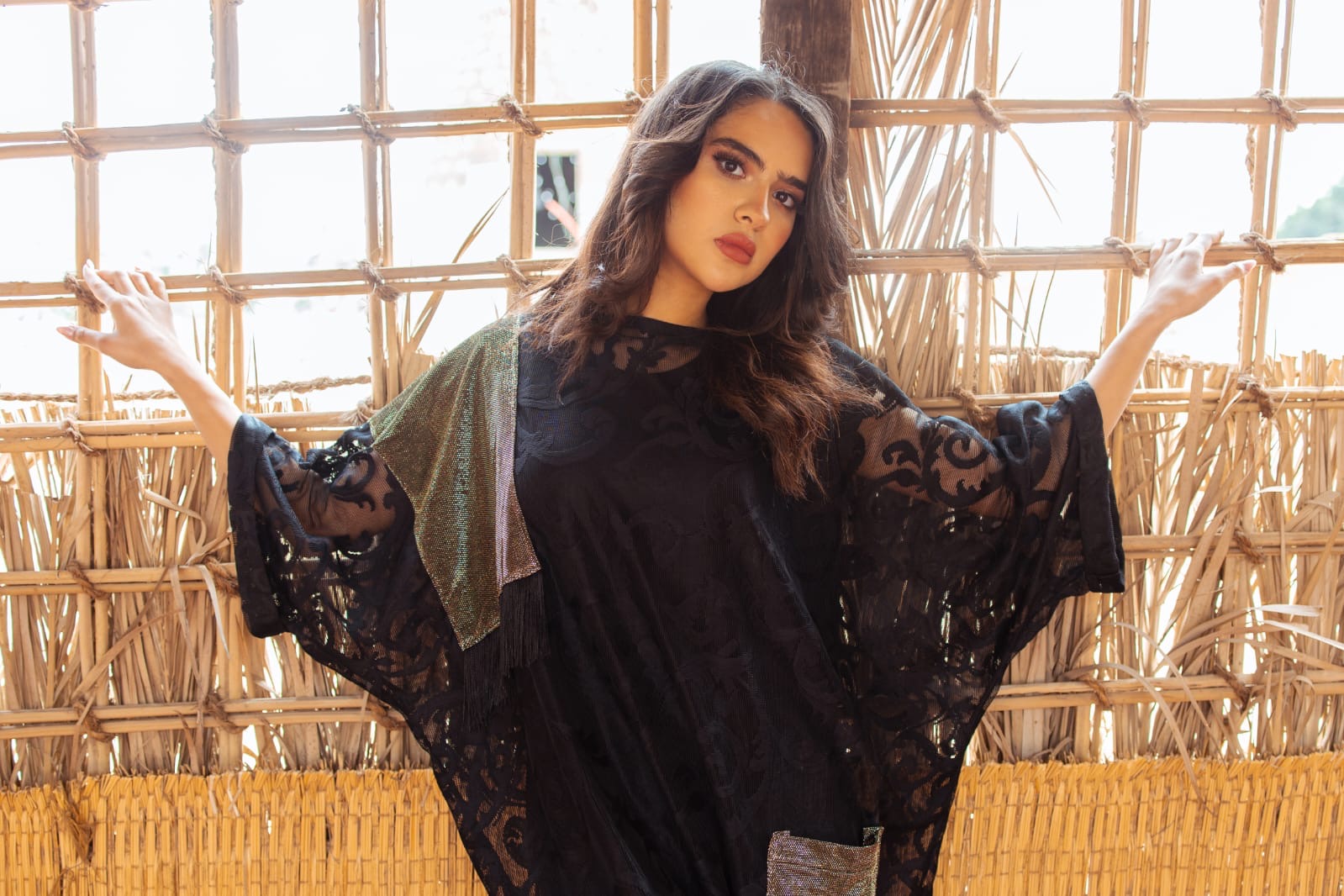 Midnight Lace Abaya