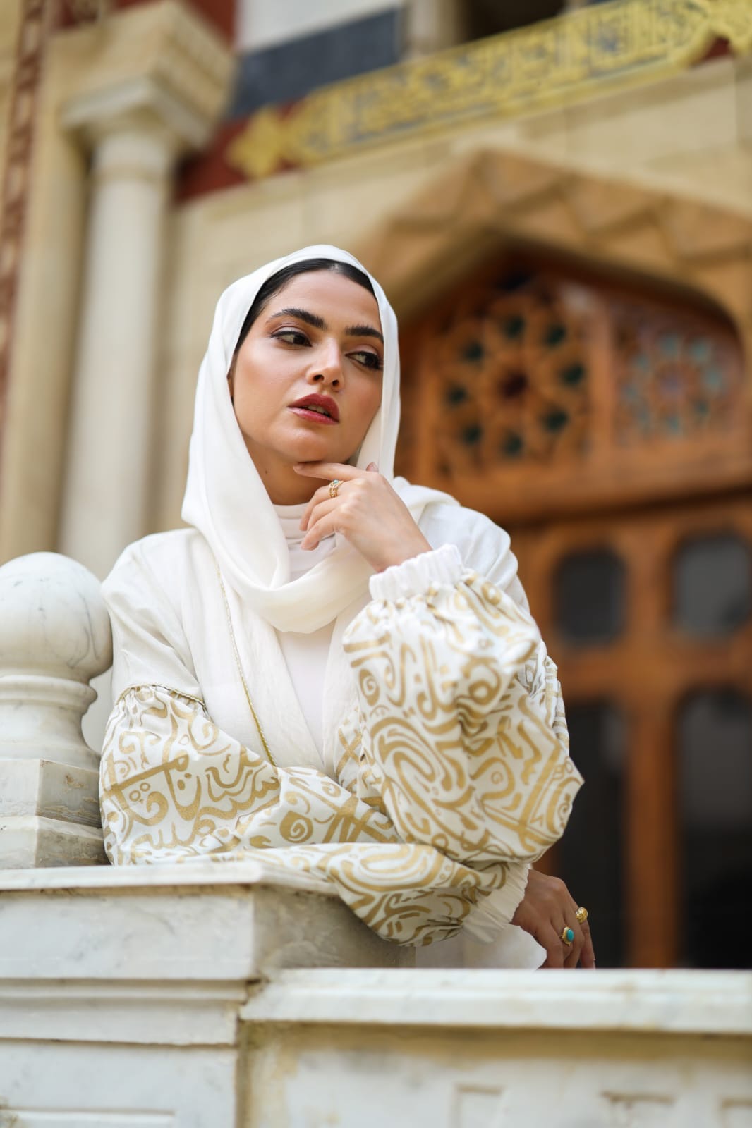 Ivory Gold kaftan