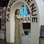 Golden Leaf Abaya