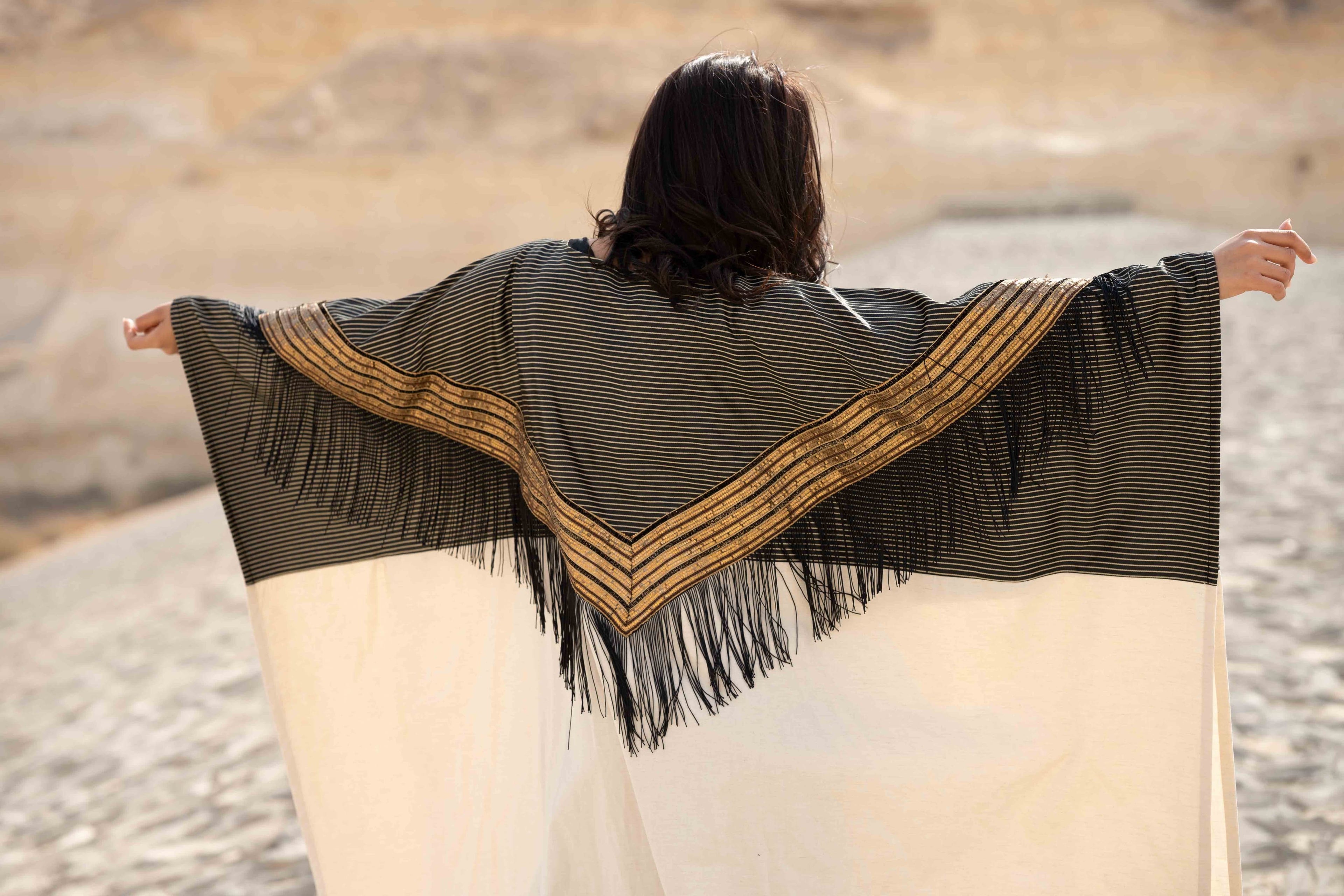 Desert Stripe Abaya