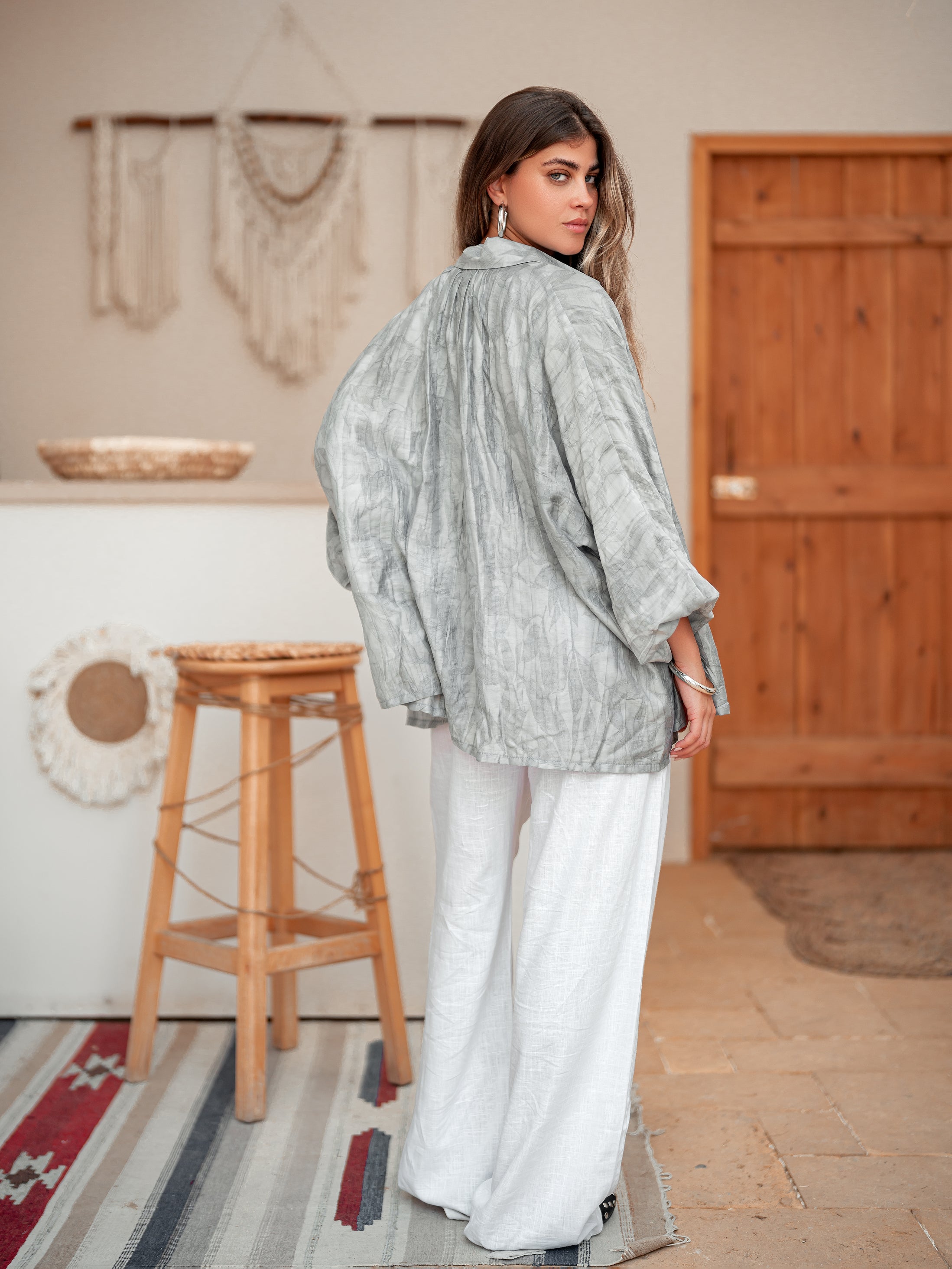 Blouse Flow - Grey