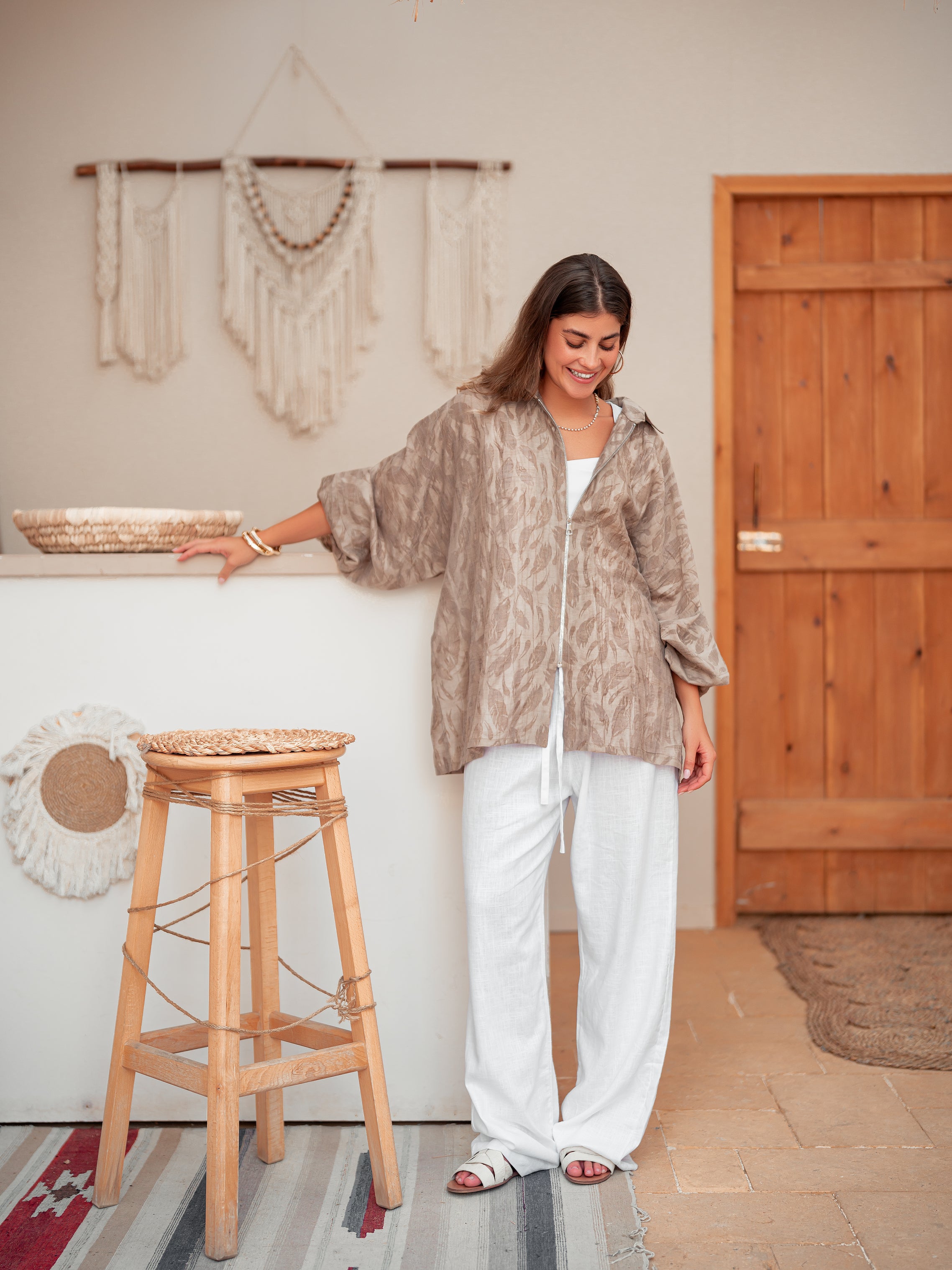 Blouse Flow - Brown