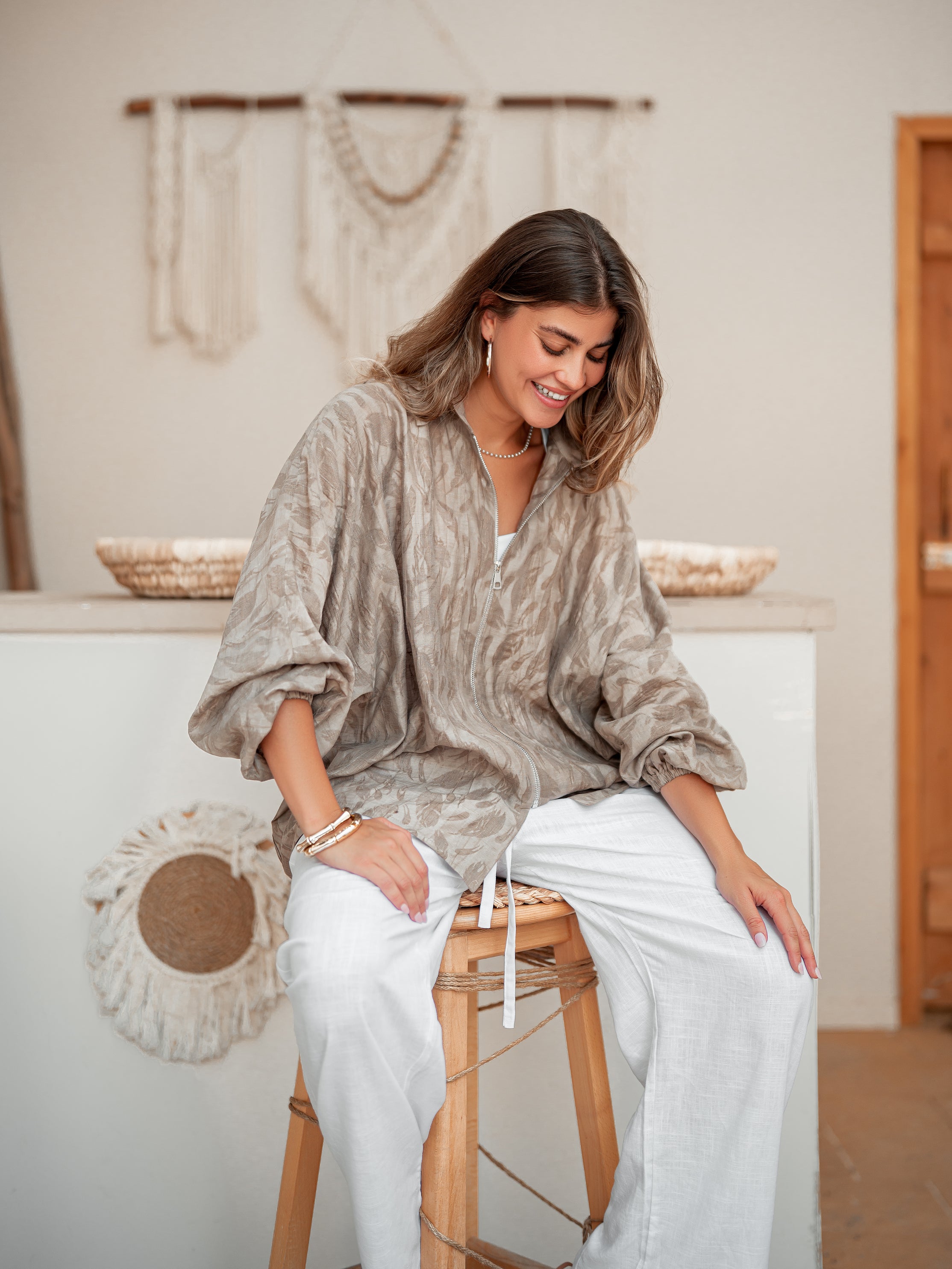 Blouse Flow - Brown