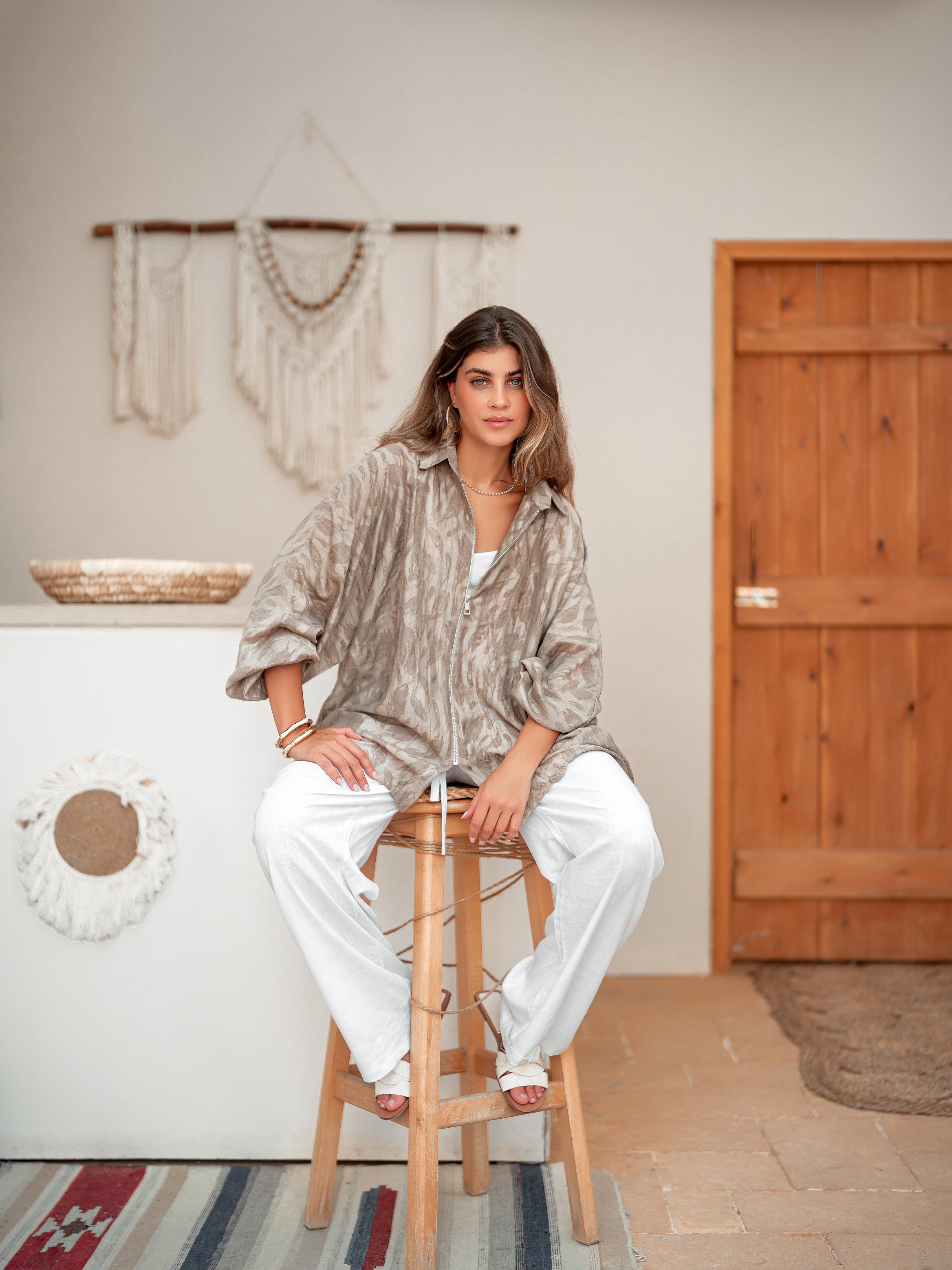 Blouse Flow - Brown