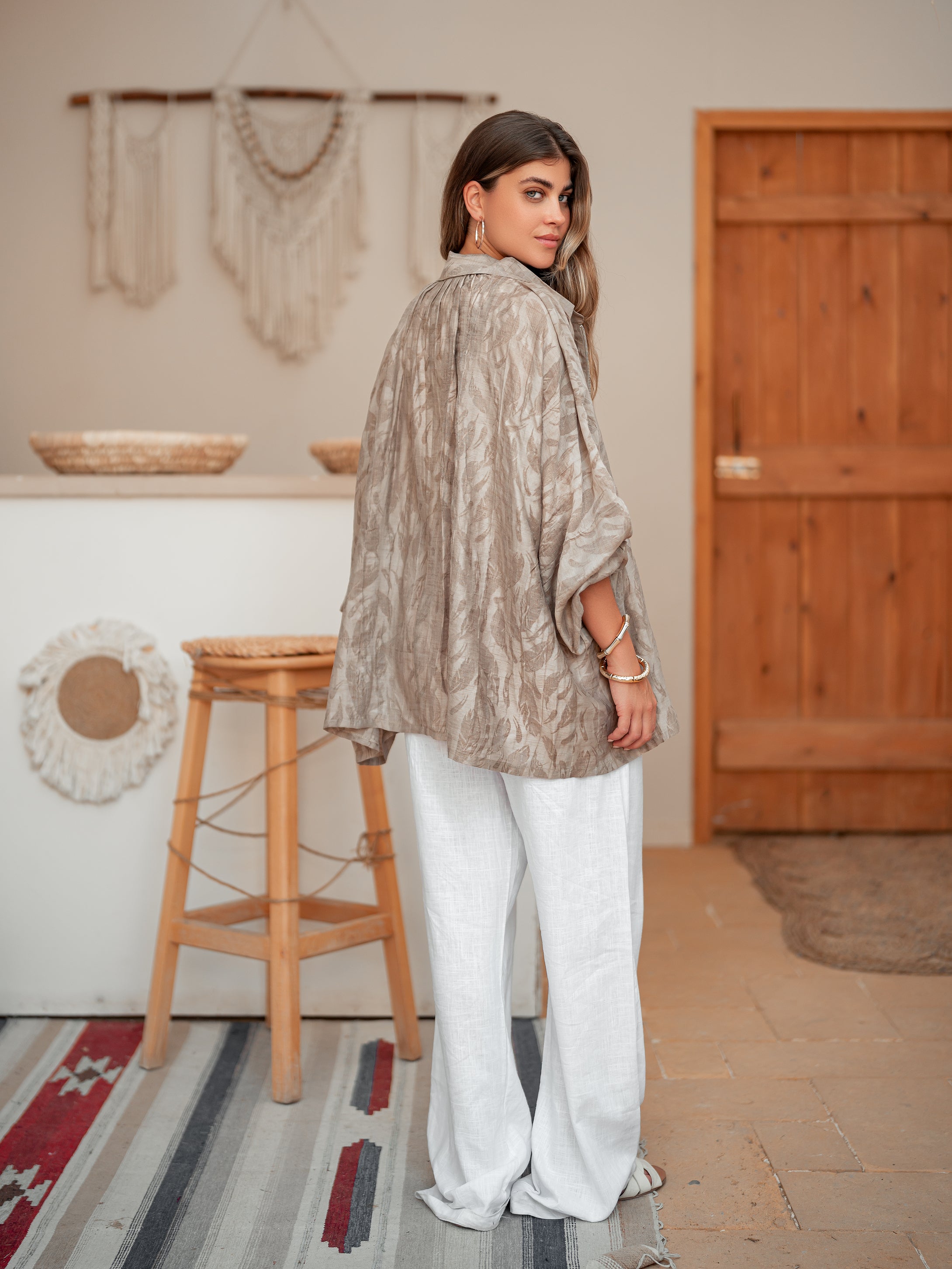Blouse Flow - Brown