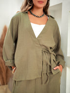 Olive Breeze Wrap set