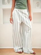 olive stripe pants