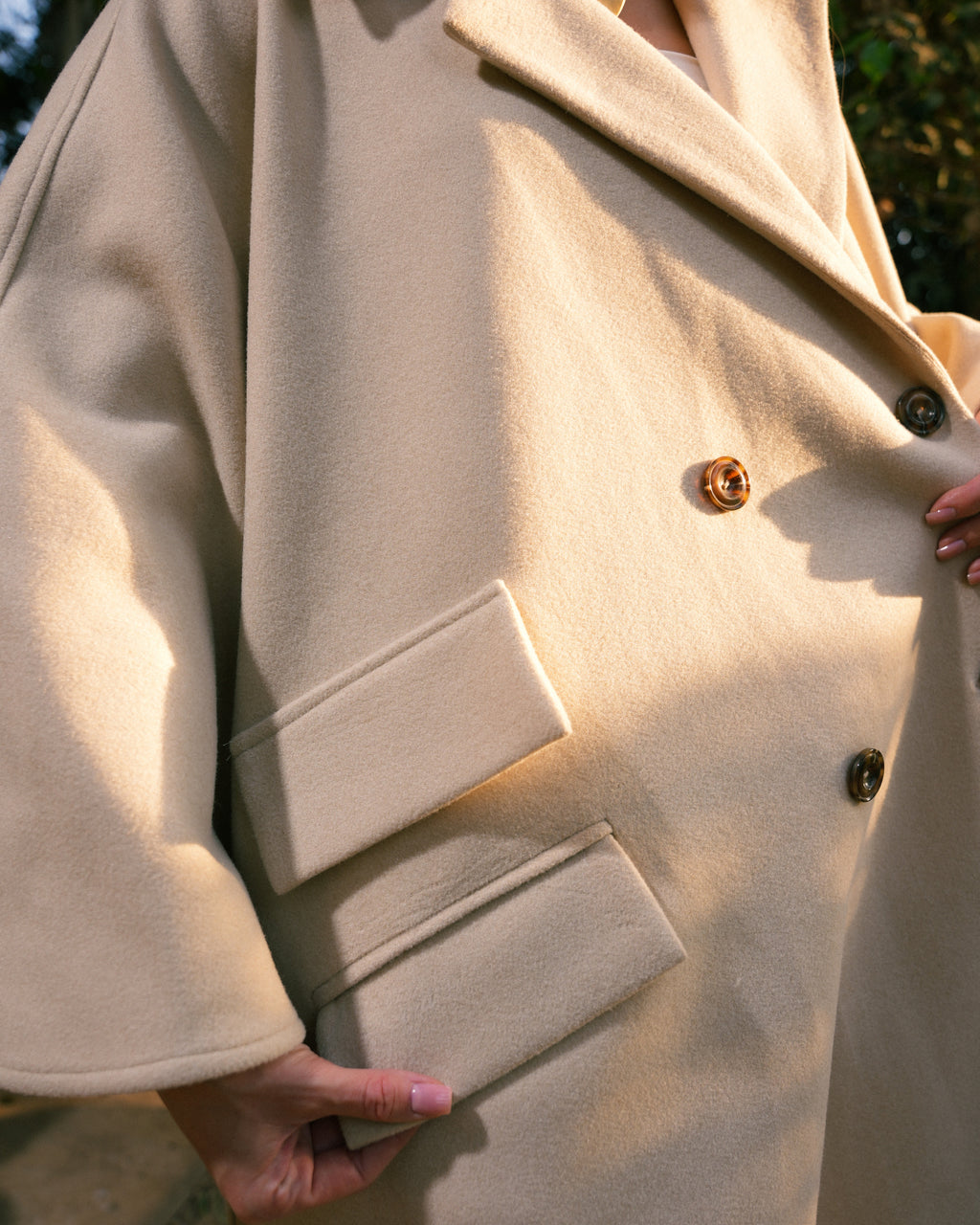 Cream Cape Coat