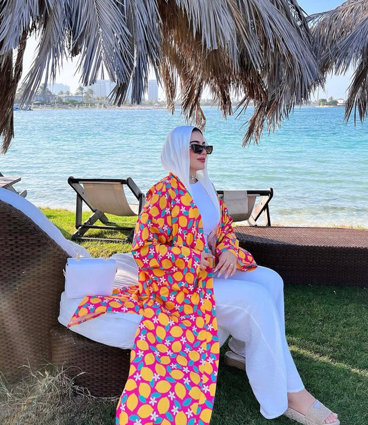 Citrus Bloom Kimono