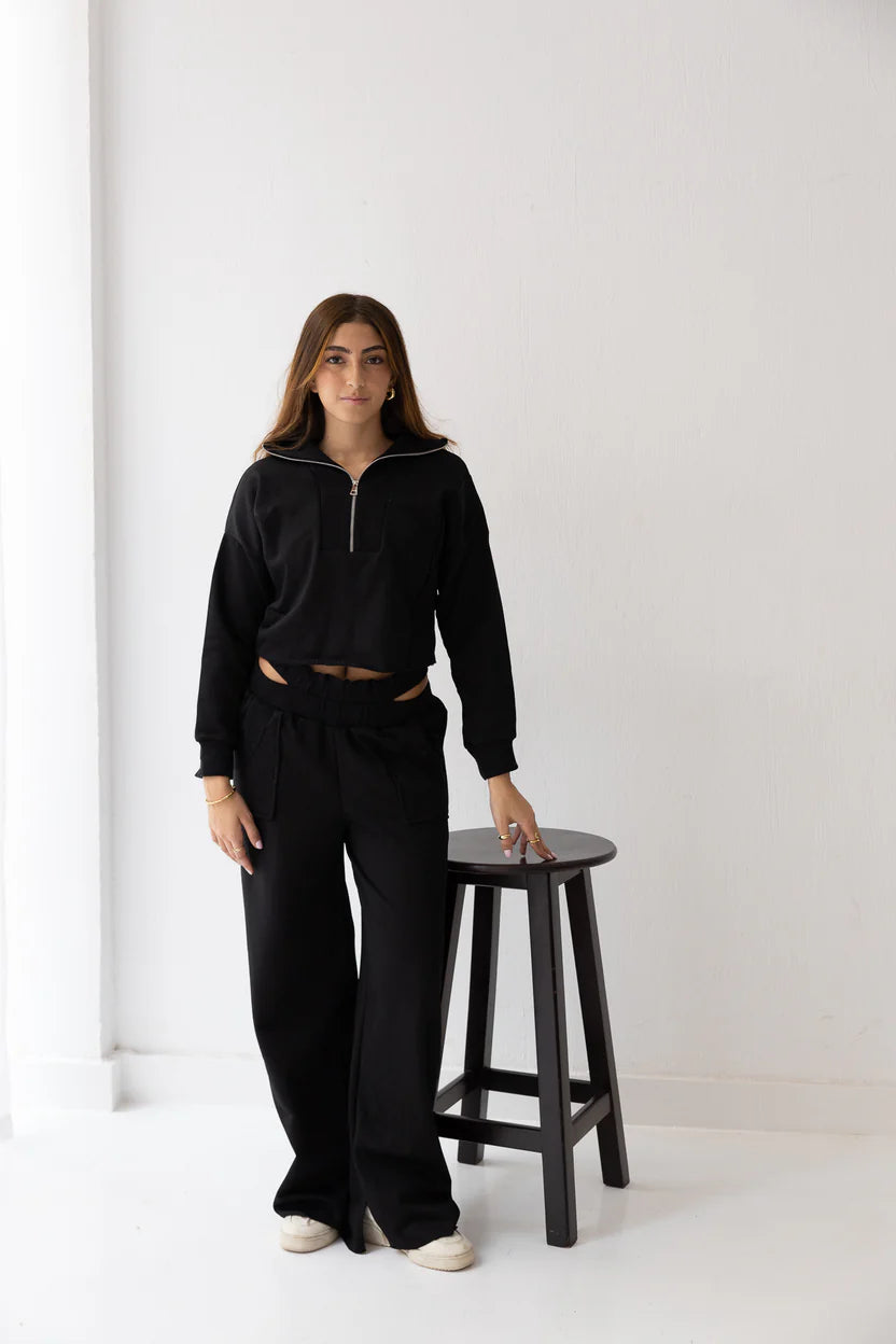 DOUBLE WAISTED PANTS