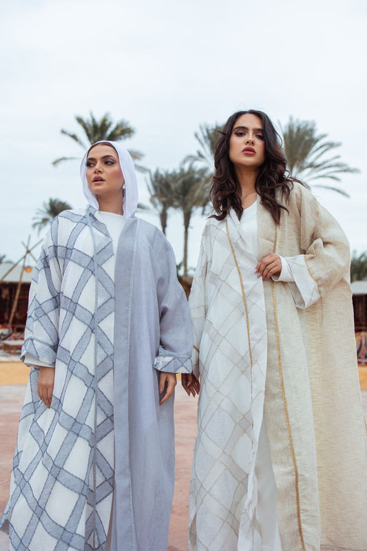 Stripped pattern Kaftan