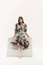 Flowy dress black