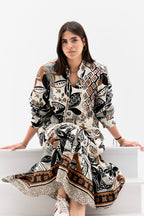 Flowy dress black