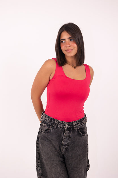 Basic Top-Fuchsia