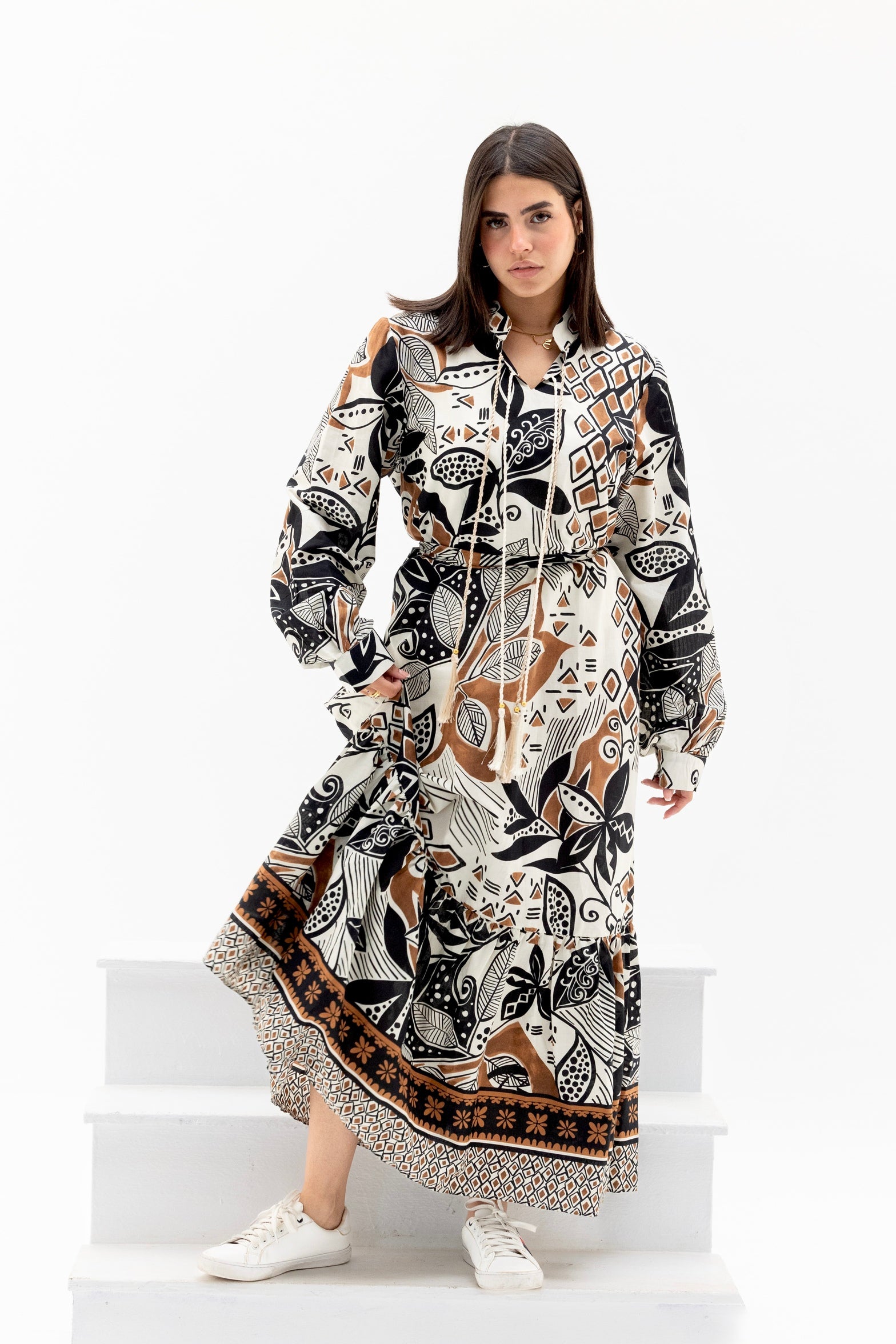 Flowy dress black