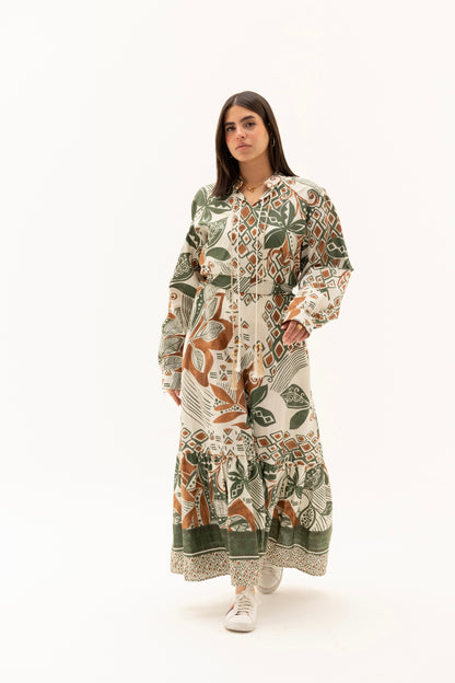 Olive Mirage dress