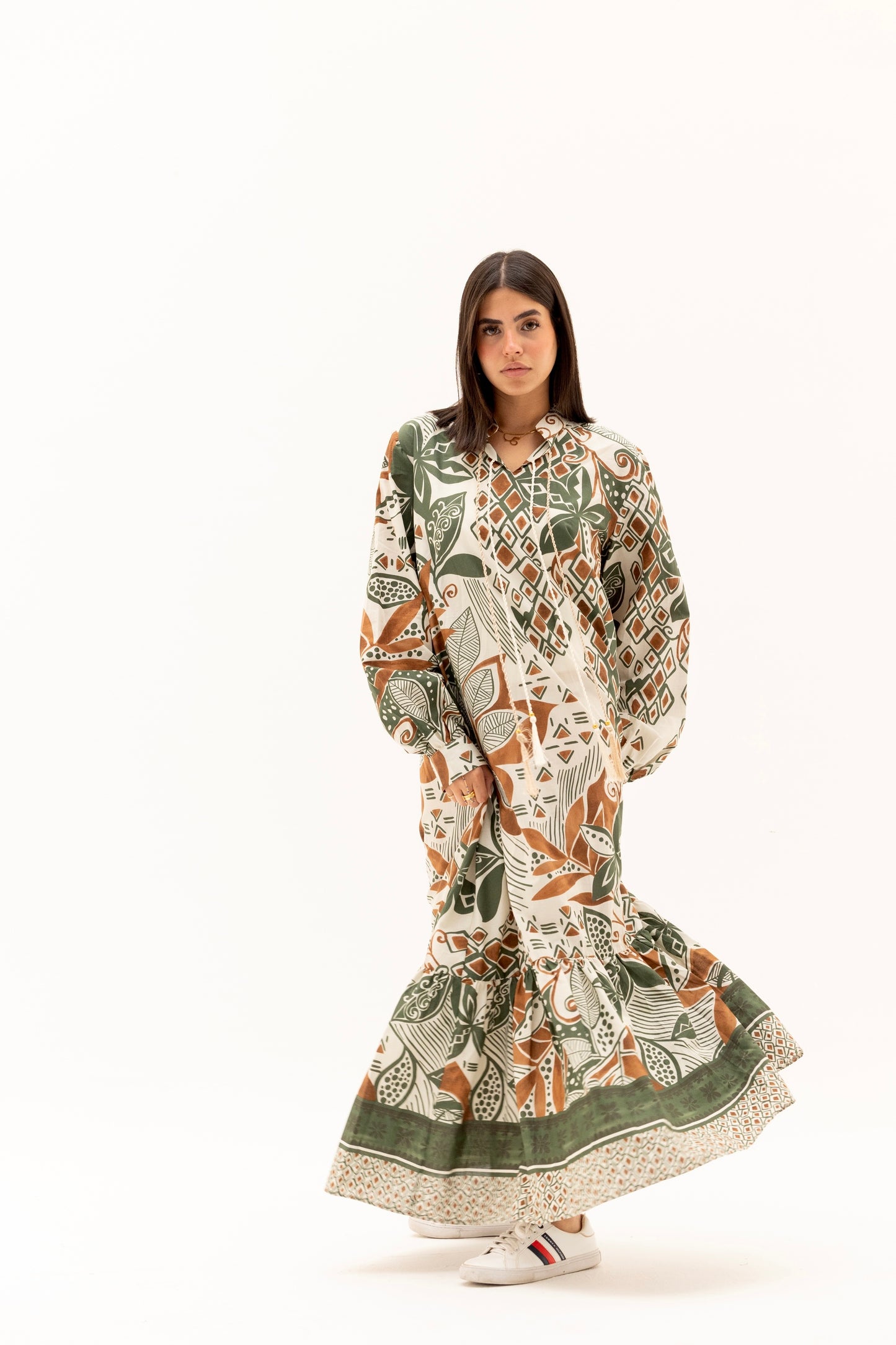 Olive Mirage dress