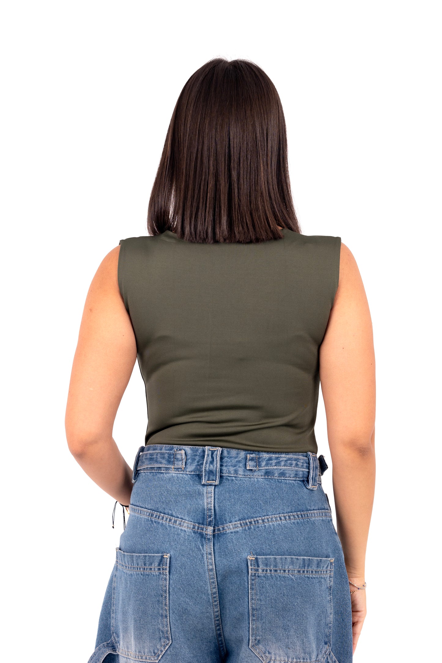 Twist Top-Olive