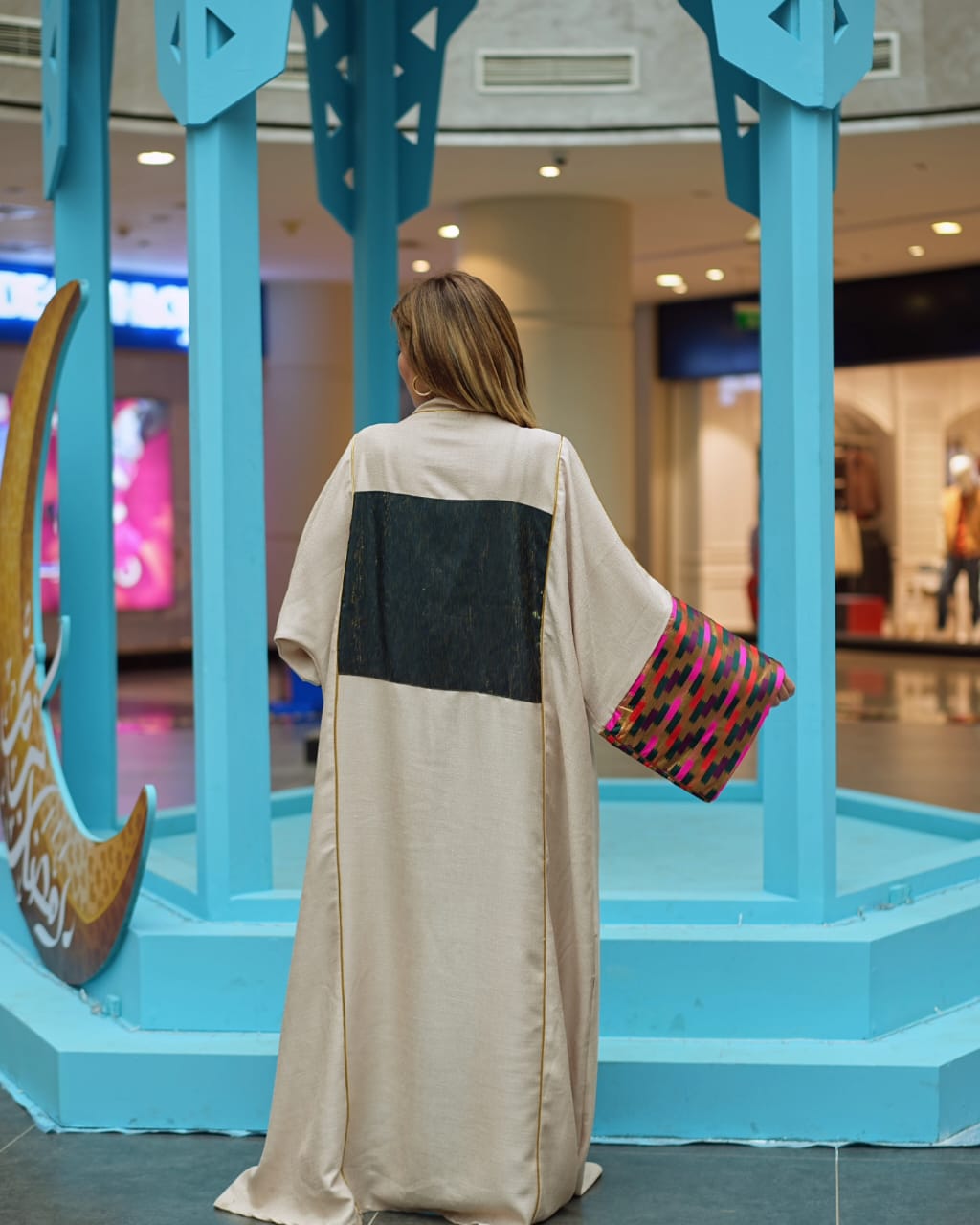 Saffron Mosaic Abaya