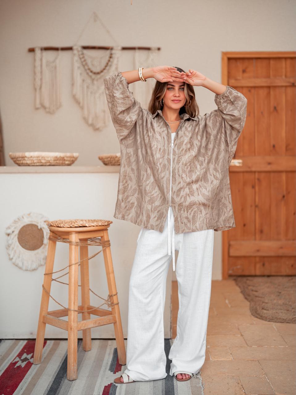 Blouse Flow - Brown