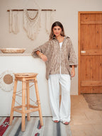 Blouse Flow - Brown
