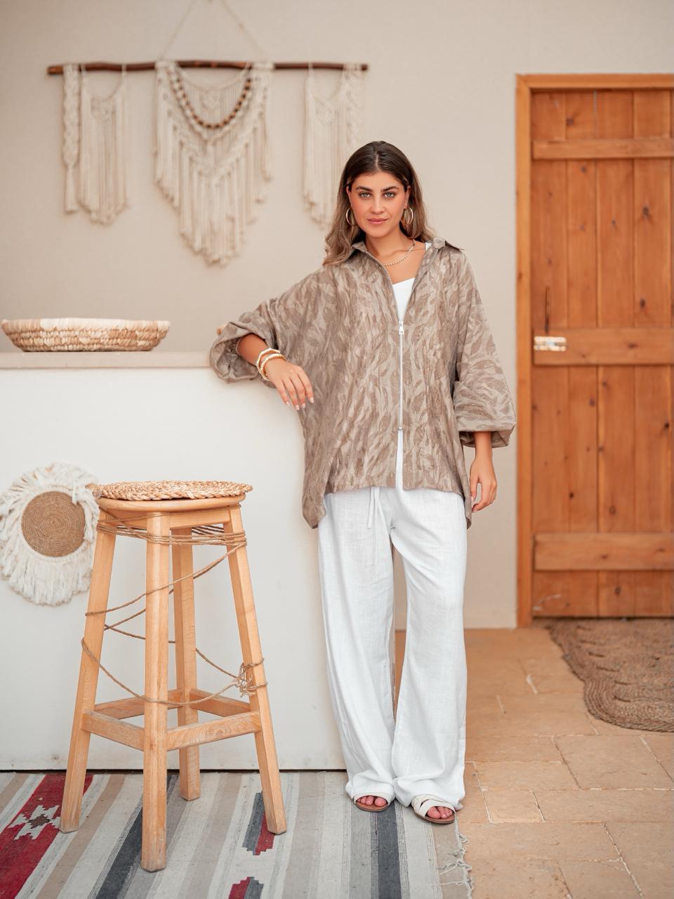 Blouse Flow - Brown