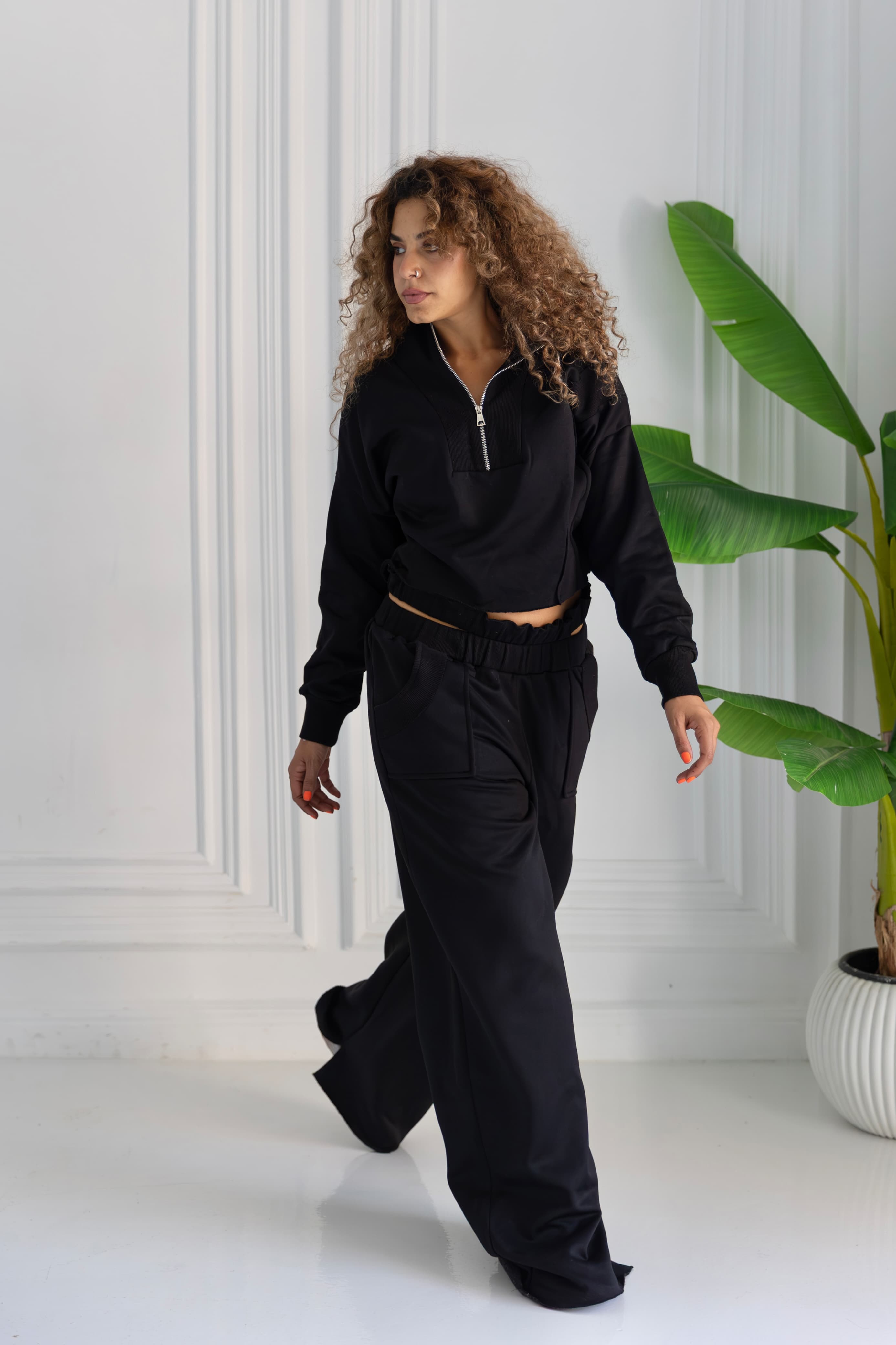 DOUBLE WAISTED PANTS