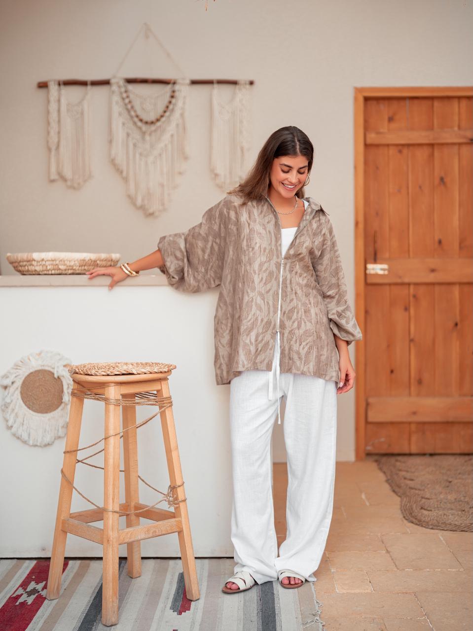 Blouse Flow - Brown