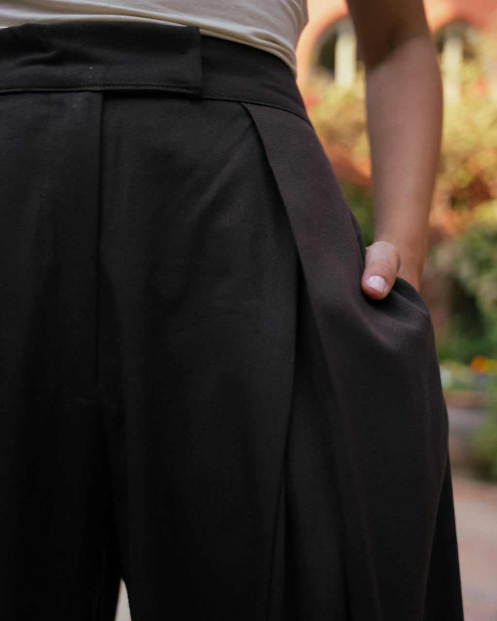 Chic Brown Belted Set