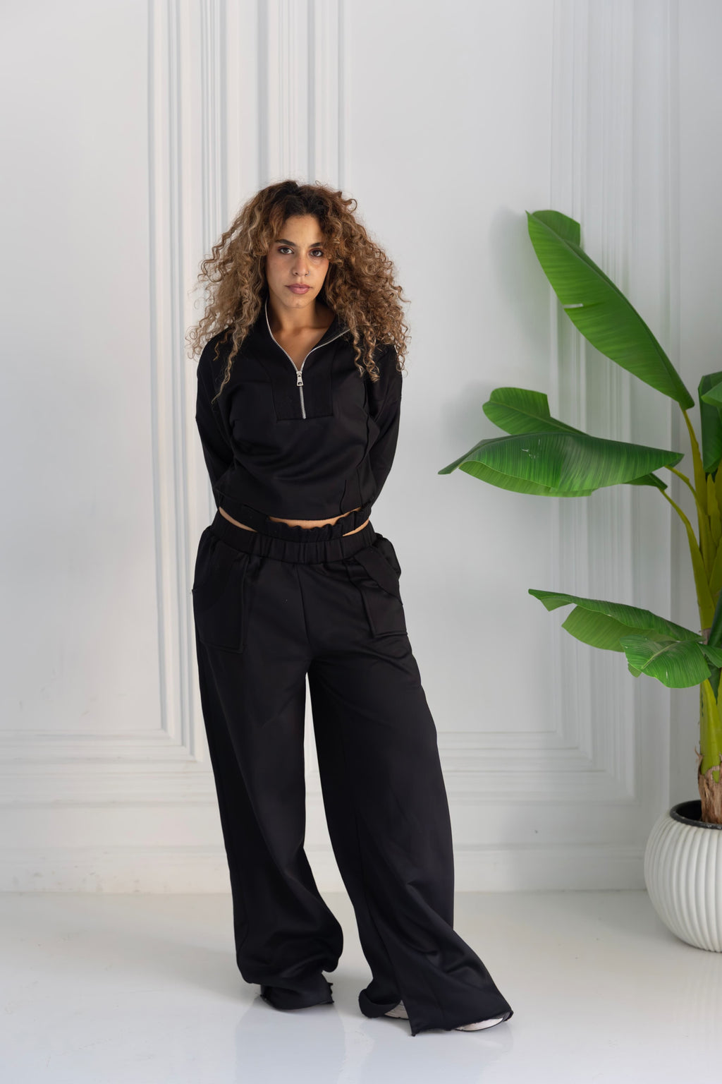 DOUBLE WAISTED PANTS