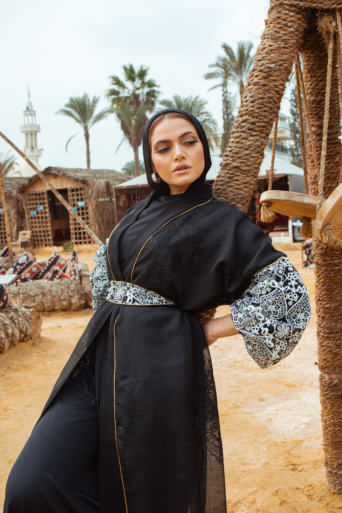 Diamond Elegance Abaya