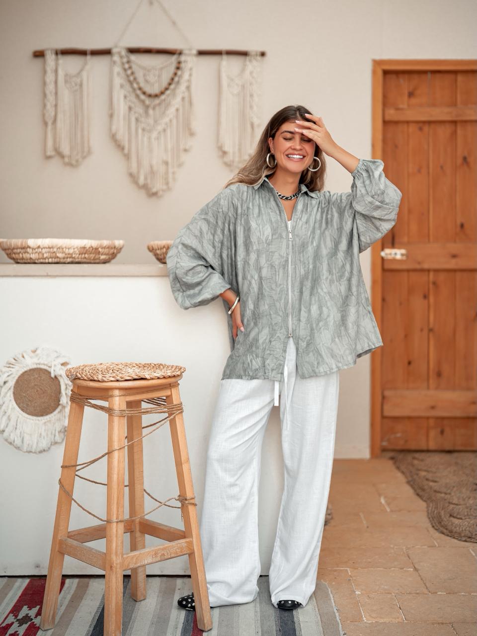 Blouse Flow - Grey