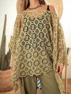 Poncho- olive
